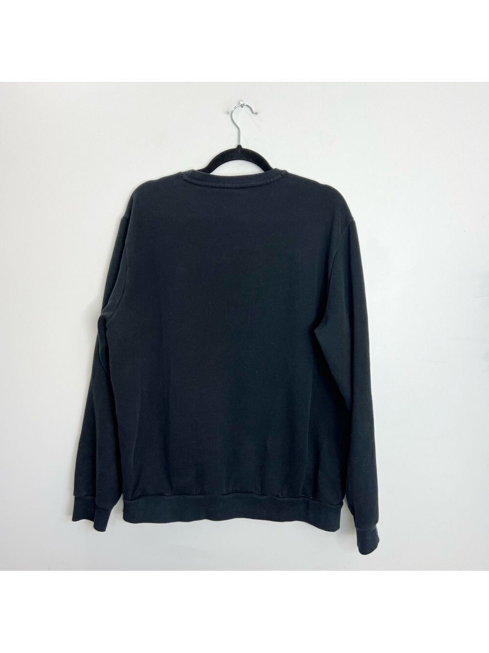 PUMA black spell out crew neck sweat shirt L - Picture 3 of 11